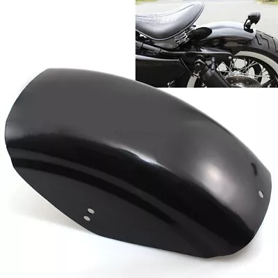 Steel Glossy Black Rear Fender Mudguard For Harley Sportster 72 883 1200 Bobber • $105.36