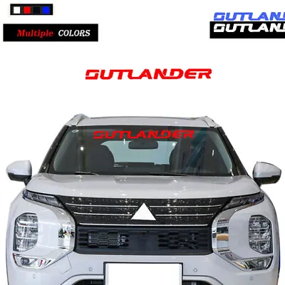 1pc Truck Windshield Vinyl Car Decal Sticker For Mitsubishi Outlander Waterproof • $12.67