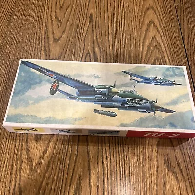 Vintage Flugzeug Modellbaukasten TU-2  1:72 Scale Model Kit  New Open Box • $25.19