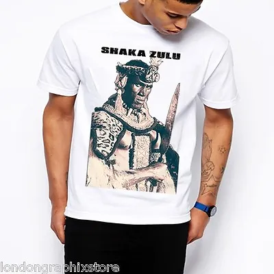 £21.14 • Buy Shaka Zulu T Shirt, Africa, Black History, Malcolm X, MLK, Ferguson, Mandela