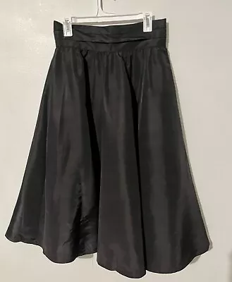 Gunnies By Jessica McClintock Maxi Skirt Vintage Circular Black Women’s 13 • $30