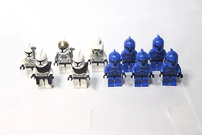 10x Lego Star Wars Clone Troopers And Senate Commando Minifigures • $44