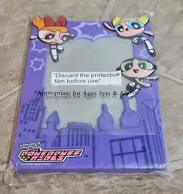 Vintage 2001 Cartoon Network Powerpuff Girls Locker Magnet Purple Mirror Sealed • $20