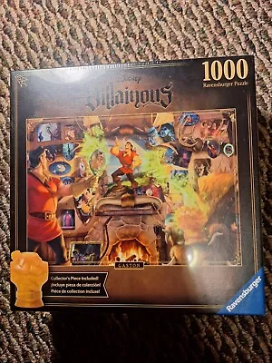 New Ravensburger Disney Villainous 1000 Pc Jigsaw Puzzle Gaston New In Box • $24.99