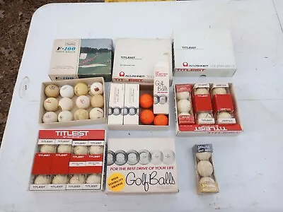 48 Miscellaneous Titleist Collectible Vintage Golf Balls Antique Golf Balls • $90