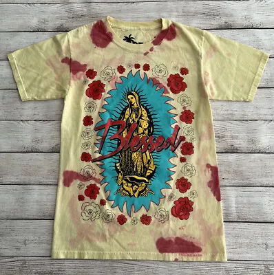 Vibes Blessed VIRGEN DE GUADALUPE T-SHIRT Size Small • $18
