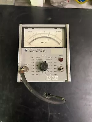 HP Hewlett Packard 3400A RMS Voltmeter Crest Factor Full Scale 10 Hz - 10 MHz • $65