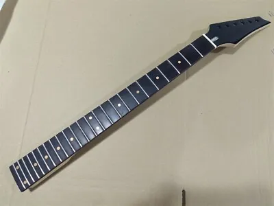 Electric Guitar Neck 24 FRET Rosewood Fingerboard Dot Inlay Ibanez Style Part • $109.99