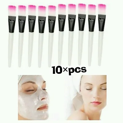10 × Professional Face Facial Mud Mask Mixing Brush Skin Care Beauty Makeup Tool • £7.99