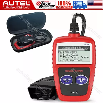 Autel MS309 OBD2 CAN OBD2 Auto Diagnostic Tool Engine Fault Code Reader Scanner • $17.59