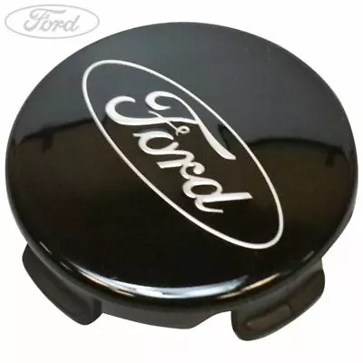 Genuine Ford Fiesta Focus Kuga 54mm Alloy Wheel Centre Cap Black X1 2037230 • £5.93