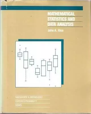 Mathematical Statistics And Data Analysis (The Wadsworth & Brooks/Cole St - GOOD • $10.59