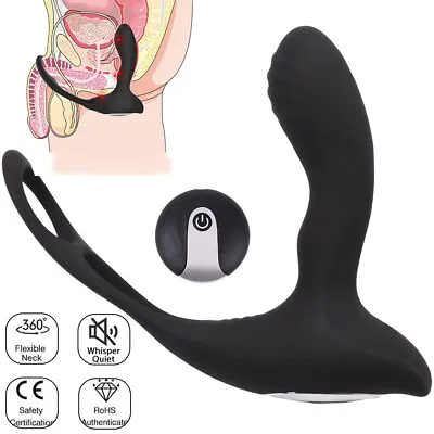 Anal Butt Plug Dildo Vibrator Prostate Massager Sex Toys For Men Women Remote • $8.90