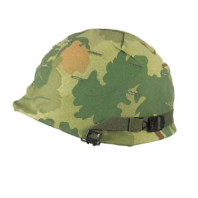 Vietnam War US M1 Helmet With Mitchell Cover Double Reversible • $68.39