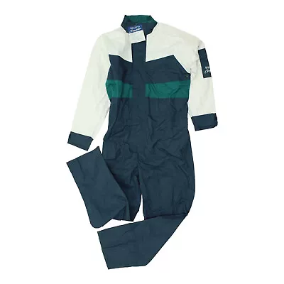 Regatta Offshore Mens Navy White Waterproof Sailing Suit | Vintage Coverall VTG • £50