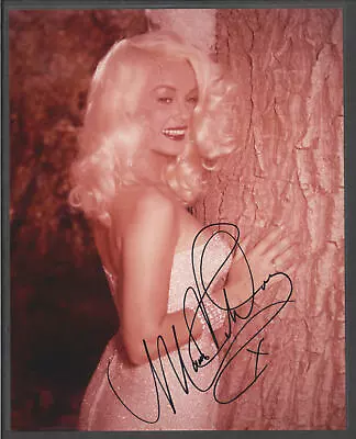 Mamie Van Doren - Signed Autograph Color 8x10 Photo - Playboy Playmate • $59.99