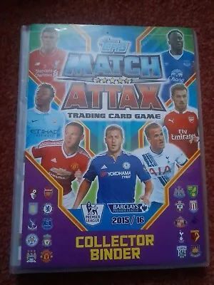 Match Attax 15/16 Folder Set 100 Clubs • £30