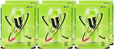 V Original Guarana Energy Drink Can 500ml X 4 Pack 24 Pack • $75