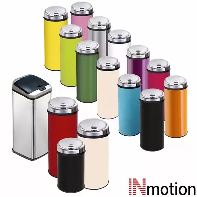 £49.99 • Buy Inmotion 30L, 42L, 50L & 58L Stainless Steel Auto Sensor Kitchen Waste Bin