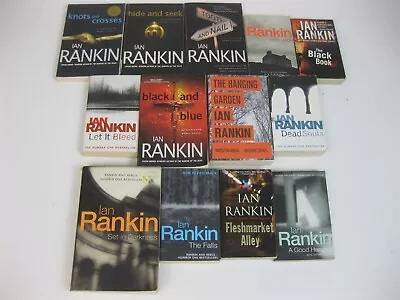 Ian Rankin Lot 13 Inspector John Rebus Knots & Crosses To Fleshmarket Alley • $27.99