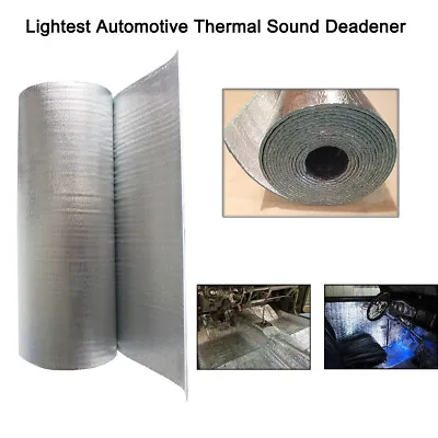 Car Sound Deadener Heat Shield Insulation Thermal Noise Control Mat 48 X39  • $30.99