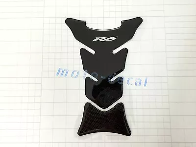 Real Carbon Fiber Gas Tank Cover Protector Decal For YZF R6 3D Silver Sticker • $16.17
