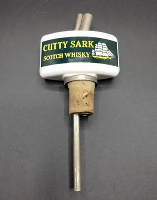 Vintage Cutty Sark Scotch Whiskey Advertising Bar Bottle Stopper Pourer • $15.99