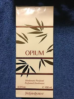 Yves Saint Laurent Opium Parfum Deodorant Perfume Spray 3.3 Oz 100ML Vintage  • $285