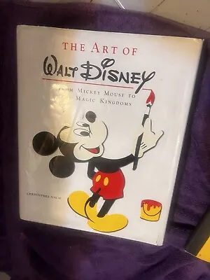 THE ART OF WALT DISNEY Christopher Finch 1983 Edition HUGE COFFEE TABLE BOOK • $135