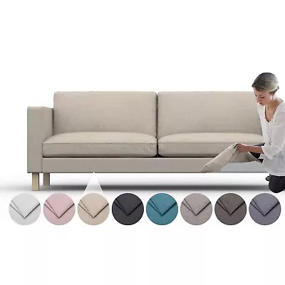 Comfortly Cover For Karlstad 3 Seat Sofa - Cashmere Blends Spill Proof Fabric • £220