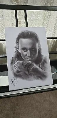 Loki Hand Drawing Art Print Avengers A3 Size Wall Canvas Fan Movie Marvel Disney • £20