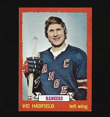 1973-74 Topps Hockey Card Number 181 Vic Hadfield New York Rangers #181 • $1.29