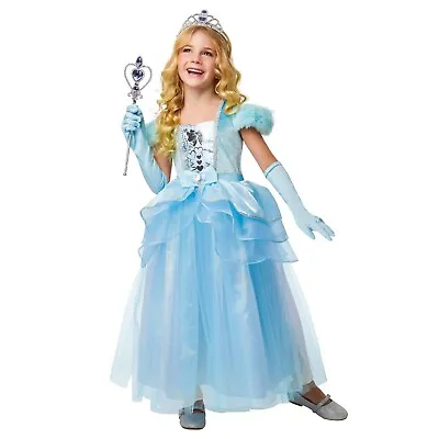 Rubie's Princess Blue Princess Fairy Fancy Dress Child Costume 7-8 Years • £10.99