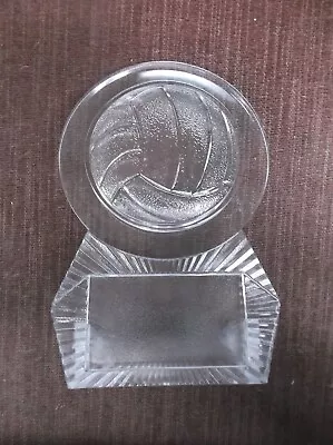 Volleyball Ball Trophy Award Clear Acrylic Economy Award • $6.99