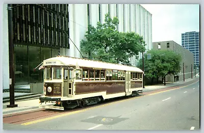 Dallas TX -Mckinney Avenue Transit Authority  #369 - Train - Vintage Postcard • $4.39