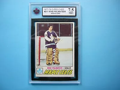 1977/78 O-pee-chee Nhl Hockey Card #211 Mike Palmateer Rookie Rc Ksa 7.5 Nm+ Opc • $79.99