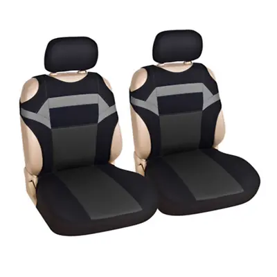 $27.80 • Buy Car Front Seat Covers T-shirt Design Polyester Fabric Protector Dust Proof 2Pcs