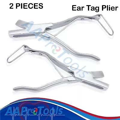 $20.89 • Buy AAPRO 2 Premium Instruments Ear Notcher  V Shape Veterinary Identification Tools