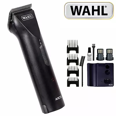 Wahl Arco Cordless Animal Clipper Grooming Set Black 0.7 - 3mm WM6854-804 • £99.99