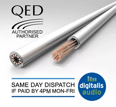 QED Performance XT25 Oxygen Free Copper Speaker Cable Per Metre Unterminated • £6