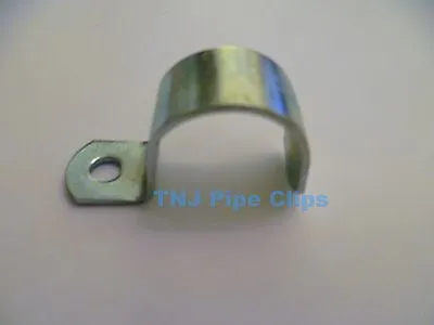 10 X Steel One Lug Saddle Band - 25mm - Pipe Clip • £9