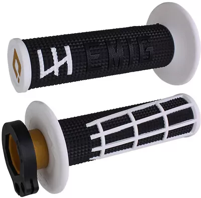 ODI Emig V2 Lock On Grips 2 4 Stroke Motocross Dirtbike MX 7/8  Twist Throttle • $26.95