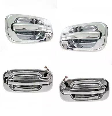 Chrome Outside Door Handles For GMC Yukon 2001 2002 2003 2004 2005 Set • $109.95