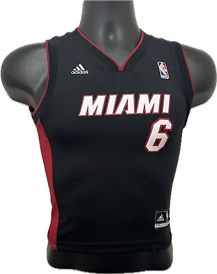 Miami Heat Lebron James Adidas Child Jersey Size Medium 5/6 • $30