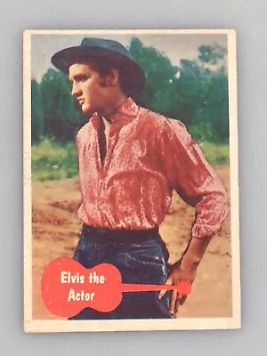 1956 Tops Bubble Gum Card Elvis The Actor #30 Vintage Elvis Presley  • $5.99