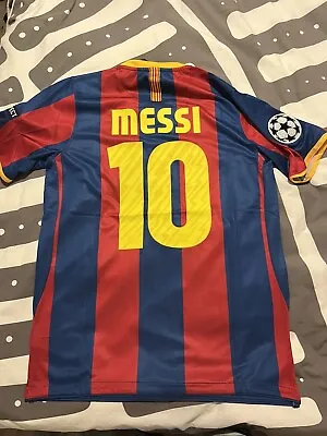 FC Barcelona Jersey Lionel Messi 2010-2011 UCL Final Size M. • $65