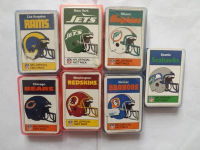 £4.99 • Buy Bulk Lot Of 7 NFL Official Fact Pack  - ACE Cards - West Germany