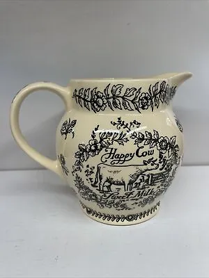 Emma Bridgewater Dairy Pitcher Jug Ivory Ceramic Happy Cows Sweet Milk • $149