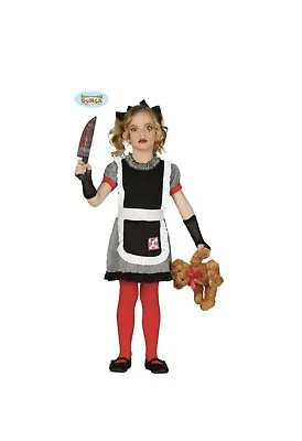 Fiestas Guirca Girls Gothic Doll Halloween Costume Fancy Dress Age 5-6Years • £15.80