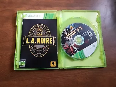 L.A. Noire (Microsoft Xbox 360 2011) W/booklet • $3